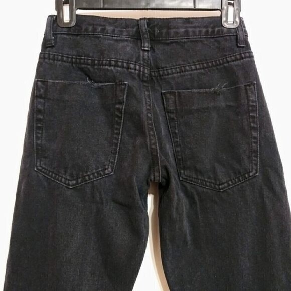 Glamorous High Waist Sequin Patch Distressed Skinny Jeans 4 Petite - Picture 6 of 14